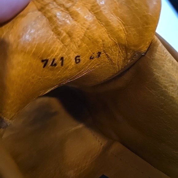 Hippopotamus Mens Casual Brown Two Tone Dress Shoes Size 10 Leather‎ MI Italy - Picture 9 of 10